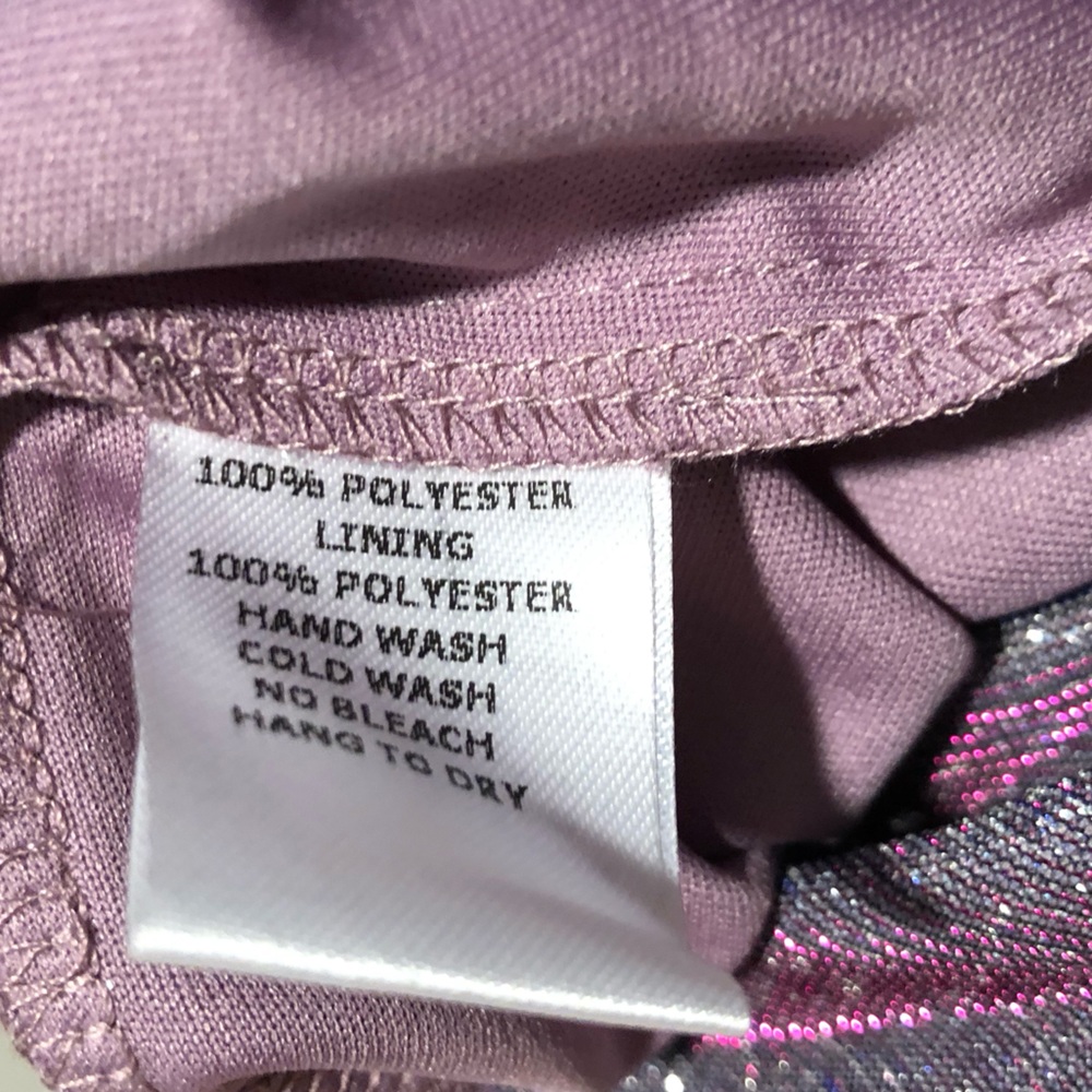 NWT Entry Purple Shimmer Dress - Picture 11 of 12